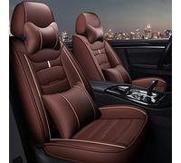 SRQORT Lot complet de housses de siège de voiture 5 places pour Quattro Q3 Q7 Q8 Sq5 A1 A2 A3 A4 A5 A6 A7 A8 Café 5 places