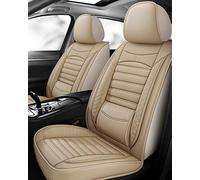 SRQORT Lot de housses de siège de voiture pour VW Passat B8 B5 B6 B7 CC pour Golf Tiguan (beige)