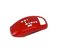 SRQORT Panneau Couverture pour Alfa pour Romeo pour Giulia pour Stelvio Levier De Vitesse Décoration Couverture Garniture Patch Autocollants De Voiture Accessoires Intérieurs(Rouge)