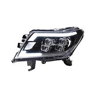 SRQORT Pour Nissan Pour Navara Pour Np300 2015-2021 Phares Automatiques Jour Course Lampe Frontale Clignotant Ange Yeux Lentille De Led Couvercle Phare(Xenon)