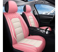 SRQORT Protege Siege Voiture 1 Ensemble Housse Siège Voiture pour Toyota pour Chr pour Rav4 pour Avensis pour Camry pour Avalon pour Land Cruiser pour Reiz pour 4runner pour Fortuner(Pink)