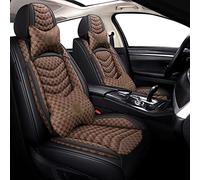 SRQORT Protege Siege Voiture 1 Ensemble Housses De Siège De Voiture en Lin pour TT Mk1 Mk2 Q7 2007 A4 B7 B8 pour Avant A6 C5 100 C4 A1 A3 A5 pour Sportback A6 2006 4f(Black Coffee,Deluxe b)