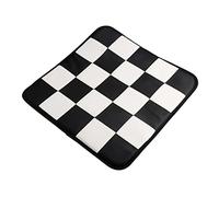 SRQORT Protege Siege Voiture Coussin De Siège De Voiture en Cuir PU Couvre Coussin d'oreiller pour Mini pour Cooper R55 R56 R60 R61 F55 F56 F60 pour Compatriote(Checker)
