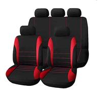 SRQORT Protege Siege Voiture Coussin Siège Voiture pour Nissan pour Qashqai J10 J11 pour X-Trail pour X Trail T32 T31 Coussins De Siège d'hiver Coussins De Protection Housses De Siège(Rouge)