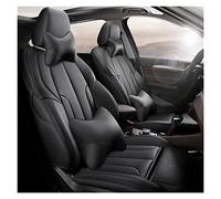 SRQORT Protege Siege Voiture Housse De Siège De Voiture en Cuir De Vachette Personnalisée pour BMW X1 Ensemble Complet D'airbag De Voiture en Cuir Compat(Noir,Luxury)