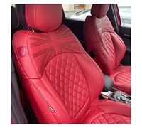SRQORT Protege Siege Voiture Housse Siège Voiture Complète Personnalisée pour Mini R50 R53 R55 R56 R57 R58 R59 R60 pour Clubman Cabrio Coupé pour Roadster pour Coussin Countryman(Rouge,R56)