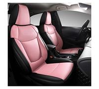 SRQORT Protege Siege Voiture Housses De Siège Spéciales De Voiture pour Toyota pour Corolla 2019 2020 2021 Ans Coussin De Siège Auto Coussin en Cuir Artificiel(Pink,2020)