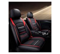 SRQORT Protege Siege Voiture pour Jeep pour Grand Cherokee pour Boussole Housses De Siège en Cuir De Voiture pour Commandant pour Patriot(Noir Rouge)