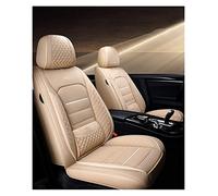 SRQORT Protege Siege Voiture pour Jeep pour Grand Cherokee pour Boussole Housses De Siège en Cuir De Voiture pour Commandant pour Patriot(Beige)