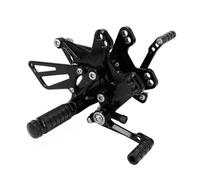 SRQORT Repose Pieds Moto Repose-Pieds Réglables De Moto Repose-Pieds Repose-Pieds pour Kawasaki pour Ninja pour ZX10R pour ZX-10R 2011-2017 Pédales de Moto(Noir)