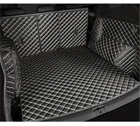SRQORT Tapis antidérapant Voiture pour BMW X5 F15 F85 2014 2016 2017 2018 5 Places en Cuir Tapis De Coffre De Voiture Cargo Liner Accessoires Botte Intérieure Antidérapant Protection(Beige Noir)