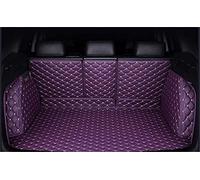 SRQORT Tapis antidérapant Voiture pour Mercedes pour Benz GLK W204 220 250 300 350 X204 Tapis De Coffre De Voiture en Cuir Personnalisé Tapis De Coffre Arrière Antidérapant Protection(Violet)