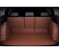 SRQORT Tapis antidérapant Voiture pour Mercedes pour Benz GLK W204 220 250 300 350 X204 Tapis De Coffre De Voiture en Cuir Personnalisé Tapis De Coffre Arrière Antidérapant Protection(Brun)