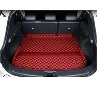 SRQORT Tapis antidérapant Voiture Tapis De Coffre Arrière Doublure De Cargaison Étanche Couverture Botte Encerclement Complet Pat pour Nissan pour Qashqai J12 2022 2023 Antidérapant Protection(Rouge)