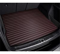 SRQORT Tapis antidérapant Voiture Tapis De Coffre De Voiture De Style Personnalisé À Rayures Accessoires De Voiture pour Peugeot 408 5008 508 2011 2012 2013 2014-2022 Antidérapant Protection(Café)
