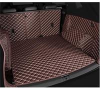 SRQORT Tapis antidérapant Voiture Tapis De Coffre De Voiture en Cuir Accessoires De Revêtement De Cargaison Botte Intérieure pour Citroën C5 pour Aircross 2017-2020 Antidérapant Protection(Brun)