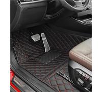 SRQORT Tapis Voiture Tapis Sol Voiture pour Ford pour Fiesta 2009-2017 Coussinets De Pied Automatiques Personnalisés Accessoires Intérieurs Tapis Sol Voiture(1PC Black-Red)