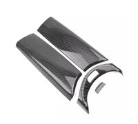 SRQORT Voiture Garniture Lot De 4 Couvercles De Boutons D'accoudoir Central De Voiture pour Mercedes pour Benz Classe E GLC C W205 Intérieur Automobile(Look de Carbone)