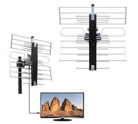 SRTANT200 Antenne TV Extérieure UHF Amplifiée 18-20dB Filtre 5G/4G LTE DVB-T/T2