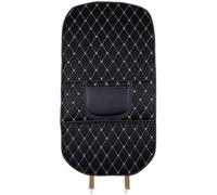 SRTMIRJJ 2 Pièce Protections Dossier de Siège Voiture pour Mercedes Benz V Class V220d V250d V300d, Cuir PU Tapis Protection Anti-Coup de Siège Arrière Impermérable,Long-A/Black