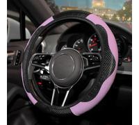 SRTMIRJJ Couvre Volant Voiture Cuir pour Ford Kuga I 2008 2009 2010 2011 2012, Respirant Souple Housse de Volant de Voiture Universelle 38 Cm Accessoires,A