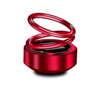 SRTMIRJJ Diffuseur d'air Voiture pour VW Polo 6 2021-2024, Diffuseur D’Aromathérapie Solaire, Structure Double Anneau, Accessoires Décorer,Red