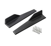 SRTMIRJJ Jupe Latérale Universelle Voitures pour A3 Hatchback 2014-2018, SéParateur Bascule Ailes Ailes Diffuseur Canard avec Accessoires D'installation,Black