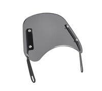SRTMIRJJ Pare Brise Moto Universel pour Yamaha BALIUS/BALLIUS 2, Déflecteur Vent Moto, Pare Brise SpéCial Cyclisme ExtéRieur, pour Phare 5 à 7 Pouces,Grey