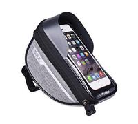 SRTMIRJJ Sacoche Cadre Velo pour Bianchi Impulso Pro Infinito Infinito C2C Infinito CV, Support Téléphone Bicyclette, Smartphone sous 6,4'', Imperméable écran Tactile,Grey
