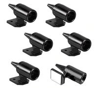 SRTSTR 6 Pièces Sifflet Anti Gibier Sifflets de Cerf Avertissement Dispositif de Sifflet D'avertissement, Sifflet Voiture Anti Gibier Dispositifs Animaux Universel Sifflet pour Véhicules (Noir)