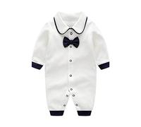 SRTUMEY Body pour bébé automne hiver nouveau-né garçon nœud manches longues Outsie body banquet mariage combinaison vêtements bébé vêtements mignons garçons barboteuses