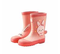 SRTUMEY Bottes en caoutchouc pour enfants - Chaussures de pluie pour garçons et filles - Bottes de pluie pour bébé - Dinosaure - Taille L - Petit enfant, C, 23 EU