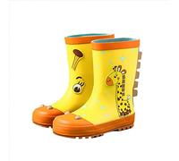 SRTUMEY Bottes en caoutchouc pour enfants - Chaussures de pluie pour garçons et filles - Bottes de pluie pour bébé - Dinosaure - Taille L - Petit enfant, D, 23 EU