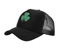 SRTUMEY Casquette de baseball pour la Saint-Patrick pour homme et femme - Motif trèfle irlandais brodé - Style vintage - Réglable - Hip Hop - Coton délavé - Casquette de sport pour camionneur, z-noir,
