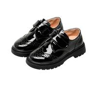 SRTUMEY Richelieu Richelieu Chaussures d'école formelles pour garçon, bleu
