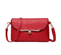 SRTUMEY Sacs à bandoulière vintage pour femme, sacs à main et sacs à main de créateur, sac à bandoulière, petit sac à main à bandoulière, Rouge, Taille unique