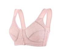 SRTUMEY Sale Clearance Women Sexy Lace Front Button Shaping Cup Adjustable Shoulder Strap Large Size Bra Non Wired Bras for Women