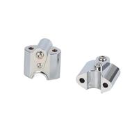 SRTYDCUR Adaptateurs De Fixation for Guidon De Moto en Aluminium Chromé, Compatibles avec BMW R18 2020-2022 2021(Silver)