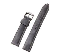 SRTYDCUR Bracelet de montre à dégagement rapide for hommes et femmes, bracelet en cuir remplacement, bracelets marron vintage(Grey,16mm)