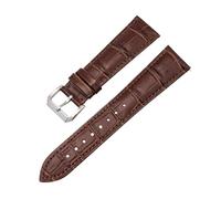 SRTYDCUR Bracelet de montre connectée universel en cuir à dégagement rapide for hommes et femmes, compatible avec DW(Dark brown,19mm)