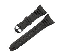 SRTYDCUR Bracelet de montre électronique Casio 3239 W-96H-1A 2A 9A, bracelet sport en silicone noir for homme