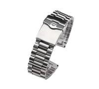 SRTYDCUR Bracelet de montre en acier inoxydable 316L 22 mm/20 mm, maillons massifs argentés, compatible avec les bracelets Tag Heuer Carrera F1 for homme(20mm)