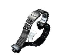 SRTYDCUR Bracelet de montre en acier inoxydable compatible avec la sport Casio 3506 GBD-200 GBD-200RD/SM, bracelet métal modifié, accessoire noir(NO.2109)