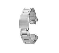SRTYDCUR Bracelet de montre en acier inoxydable for hommes, compatible avec Casio G-Shock GST B400, bracelet métal, chaîne massif(Steel)