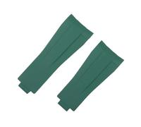 SRTYDCUR Bracelet de montre en caoutchouc fluoré FKM 22 mm compatible avec Rolex for Deepsea 136660 136668LB SEA-DWELLER 126660 44 boucle coulissante(Green,75mmx75mm,Without Buckle)