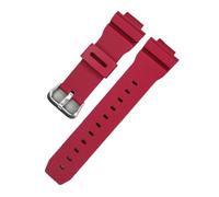 SRTYDCUR Bracelet de montre en plastique à carreaux blanc, vert, bleu et rouge, compatible avec la Casio G-Shock DW6900. Accessoires spécialisés(Red)