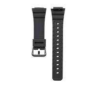 SRTYDCUR Bracelet de montre en résine compatible avec Casio Gshock GMA-S2100 BA-3A/2A2/4A/7A/1A/SK-1 GA-2100/2110A, bracelet sport à dégagement rapide TPU(Black-black clasp)
