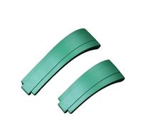 SRTYDCUR Bracelet de montre en silicone 20 mm compatible avec Rolex, compatible avec Daytona Submariner Deepsea GMT Oyster, bracelet de rechange for homme(Green)