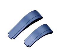 SRTYDCUR Bracelet de montre en silicone 20 mm compatible avec Rolex, compatible avec Daytona Submariner Deepsea GMT Oyster, bracelet de rechange for homme(Blue)