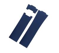 SRTYDCUR Bracelet de montre en silicone compatible avec Athens Observation Navigation 1183, bracelet caoutchouc for homme et femme, compatible Ulysse Nardin, 25 mm(Blue-No buckle)